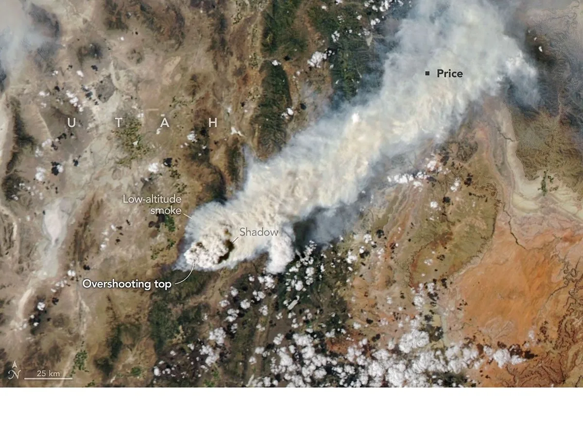 Alevlerin Zirvesindeki Canavar: NASA, Utah Semalarında Ateş Bulutlarının Peşinde
