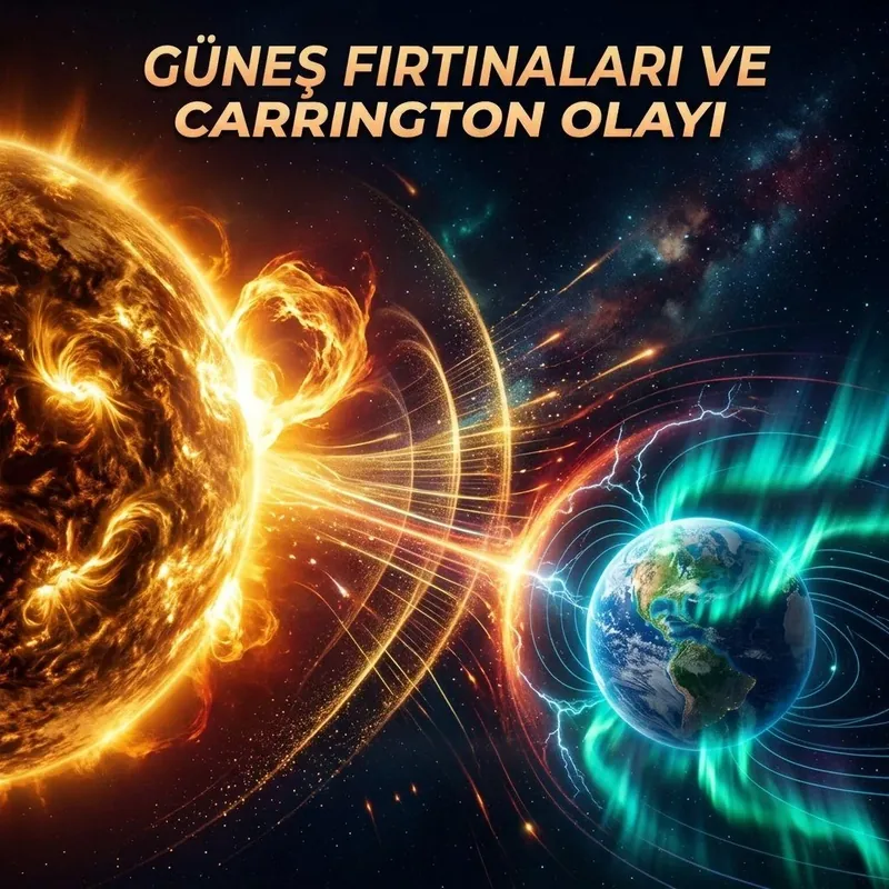 GÜNEŞ FIRTINALARI VE CARRINGTON OLAYI: DİJİTAL ÇAĞIN EN BÜYÜK KOZMİK TEHDİDİ