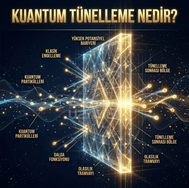 KUANTUM TÜNELLEME: PARÇACIKLARIN DUVARLARI AŞMA SİHRİ