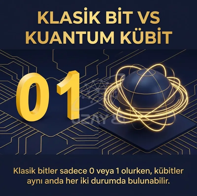 KUANTUM BİLGİSAYARLAR: KLASİK BİTLERİN ÖTESİNDE HESAPLAMA DEVRİMİ